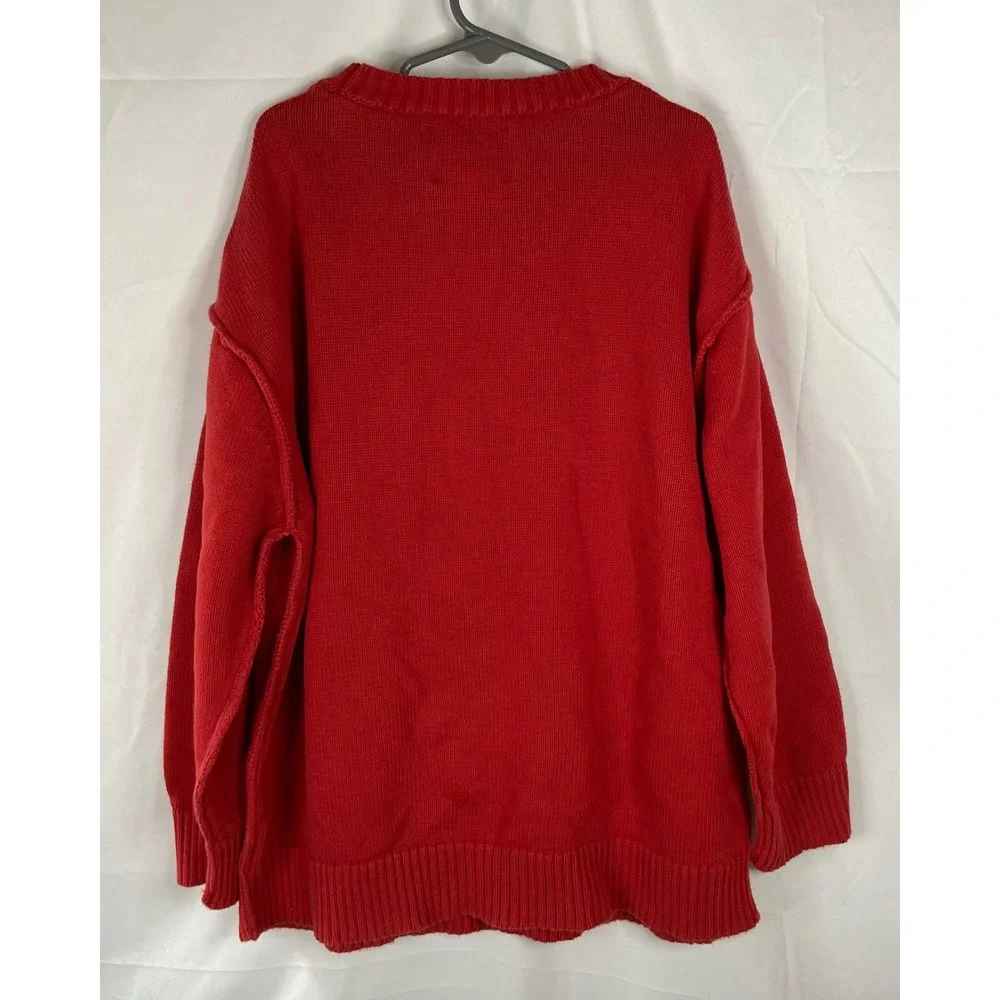 Zara Kids The Simpsons Krusty the Clown Red Knit Sweater Size 9-10 Years 140 CM